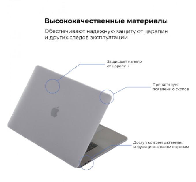 Armorstandart Чохол до ноутбука Armorstandart 13.3" MacBook Pro 2020 (A2289/A2251) Matte Shell (ARM57239)