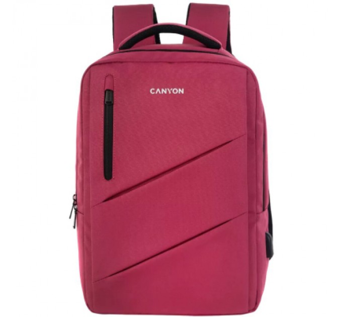 Canyon Рюкзак для ноутбука Canyon 15.6" BPE-5 Urban, USB, 12-18L, Red (CNS-BPE5BD1)