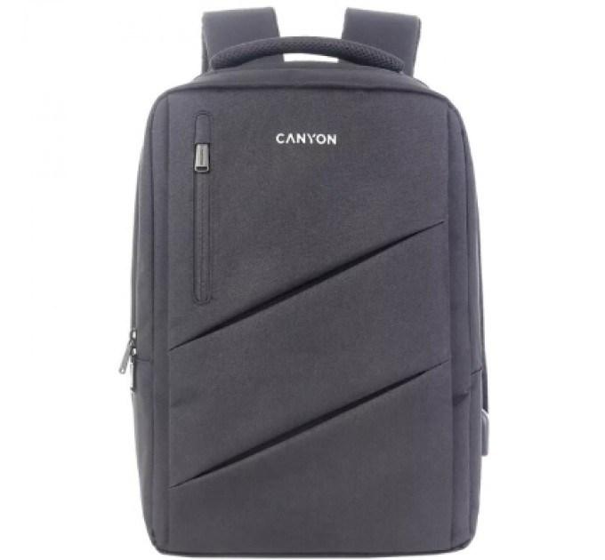 Canyon Рюкзак для ноутбука Canyon 15.6" BPE-5 Urban, USB, 12-18L, Grey (CNS-BPE5GY1)