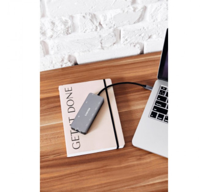 Canyon Порт-реплікатор Canyon DS-11, 9 in 1 USB-C hub, HDMI, Gigabit Ethernet, Type-C PD/100W (CNS-TDS11)