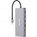 Canyon Порт-реплікатор Canyon DS-12, 13 in 1 USB-C hub, 2*HDMI, Gigabit Ethernet, VGA, 3*USB3.0, PD/100W, 3.5mm audio jack (CNS-TDS12)