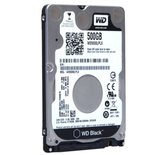 WD Жорсткий диск для ноутбука 2.5" 500GB WD (WD5000LPLX)