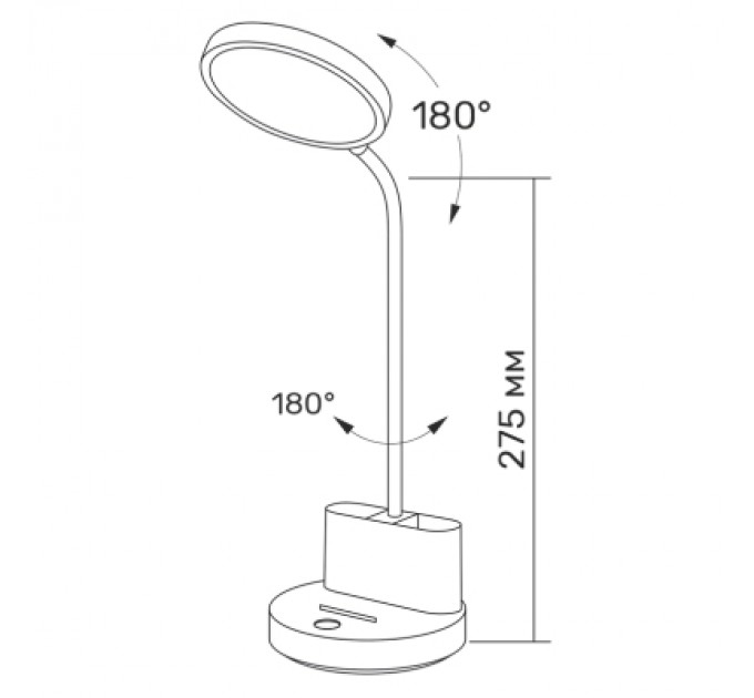 TITANUM Настільна лампа TITANUM LED 6W 2700-6000K (TLTF-011W)