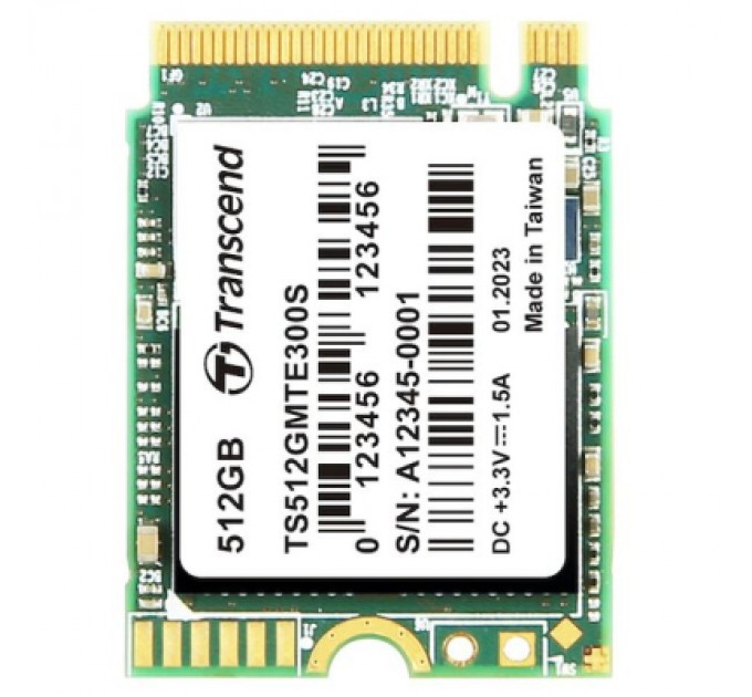 Transcend Накопичувач SSD M.2 2230 512GB Transcend (TS512GMTE300S)