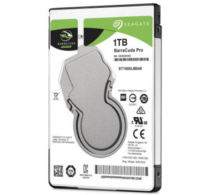 Seagate Жорсткий диск для ноутбука 2.5" 1TB Seagate (ST1000LM049)