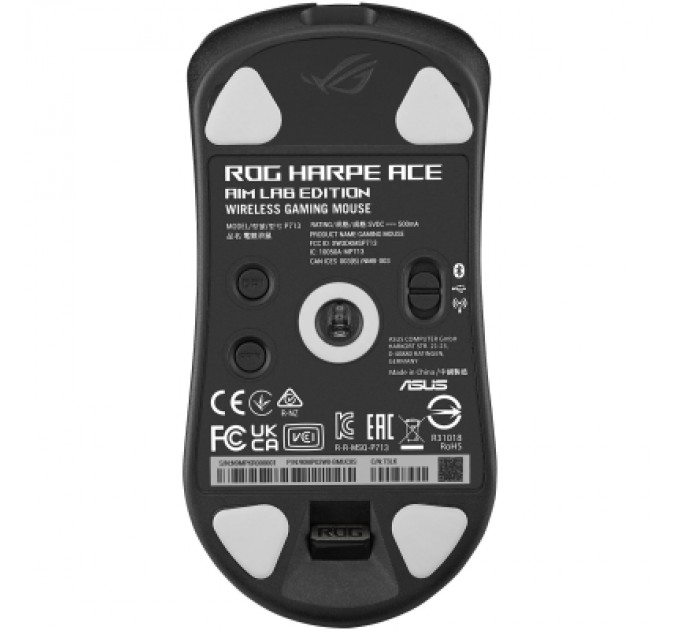 ASUS Мишка ASUS ROG Harpe Ace Aim Lab Edition Bluetooth/Wireless Black (90MP02W0-BMUA00)