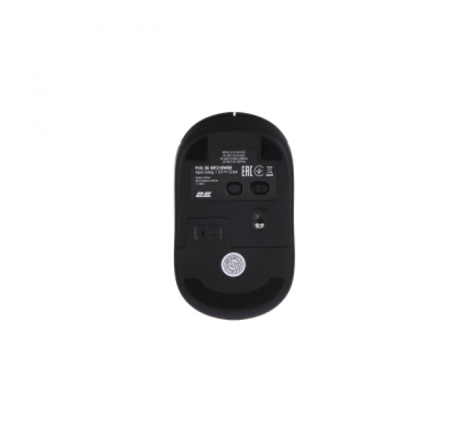 2E Мишка 2E MF218 Silent Wireless/Bluetooth Black (2E-MF218WBK)