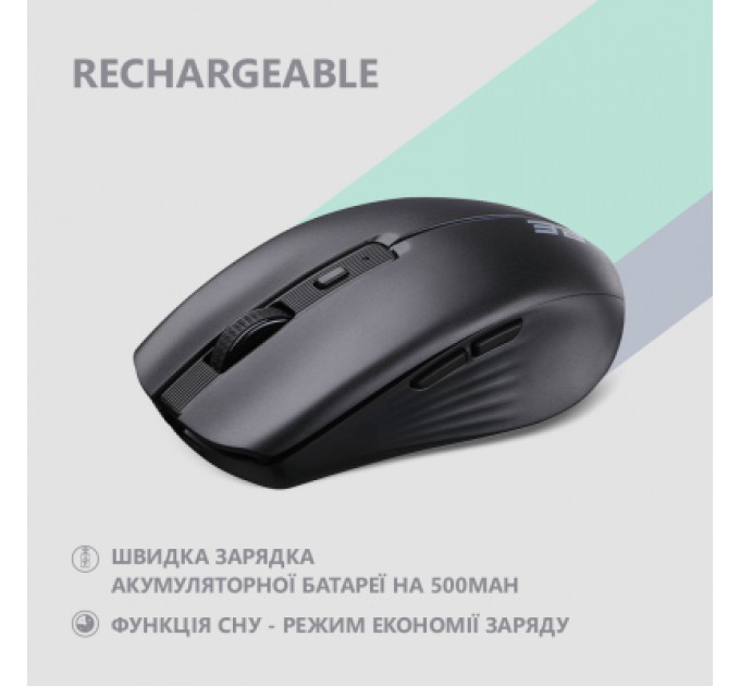 2E Мишка 2E MF270 Silent Rechargeable Wireless Black (2E-MF270WBK)