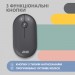 2E Мишка 2E MF300 Silent Wireless/Bluetooth Graphite Black (2E-MF300WBK)
