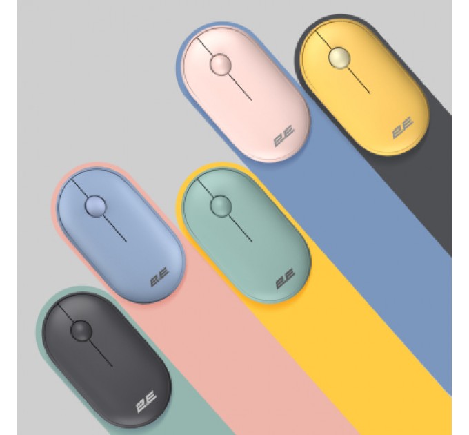 2E Мишка 2E MF300 Silent Wireless/Bluetooth Stone Blue (2E-MF300WBL)