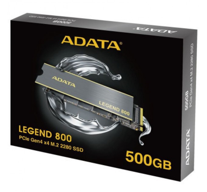 ADATA Накопичувач SSD M.2 2280 500GB ADATA (ALEG-800-500GCS)