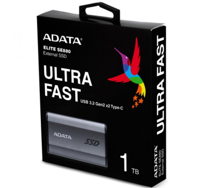 ADATA Накопичувач SSD USB 3.2 1TB ADATA (AELI-SE880-1TCGY)