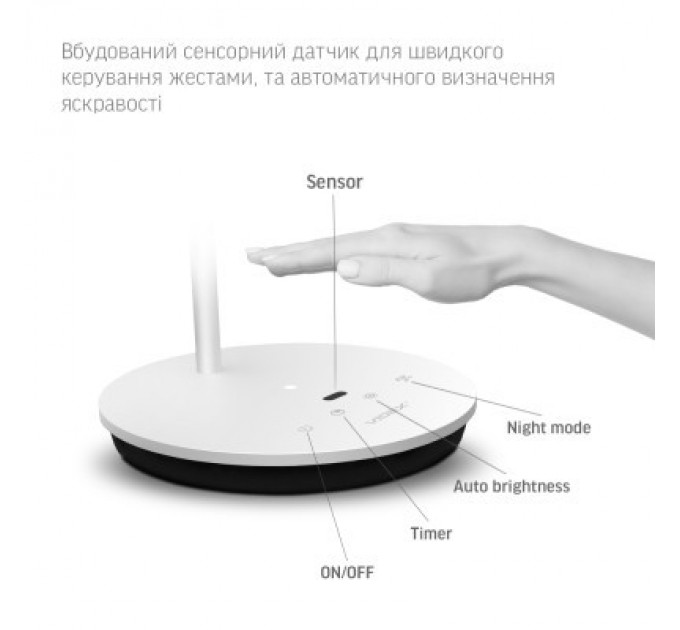 Videx Настільна лампа Videx LED 20W 4100K 220V White (VL-TF15W / 26905)