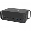 Canyon Порт-реплікатор Canyon Docking Station with 14 ports, with Type C female*4, USB3.0*2, USB2.0*2 (CNS-HDS95ST)