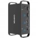 Canyon Порт-реплікатор Canyon Docking Station with 14 ports, with Type C female*4, USB3.0*2, USB2.0*2 (CNS-HDS95ST)