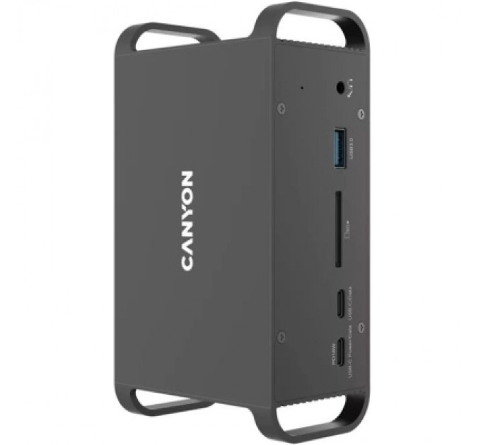 Canyon Порт-реплікатор Canyon Docking Station with 14 ports, with Type C female*4, USB3.0*2, USB2.0*2 (CNS-HDS95ST)