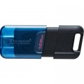 Kingston USB флеш накопичувач Kingston DataTraveler 80 M Blue/Black (DT80M/128GB)