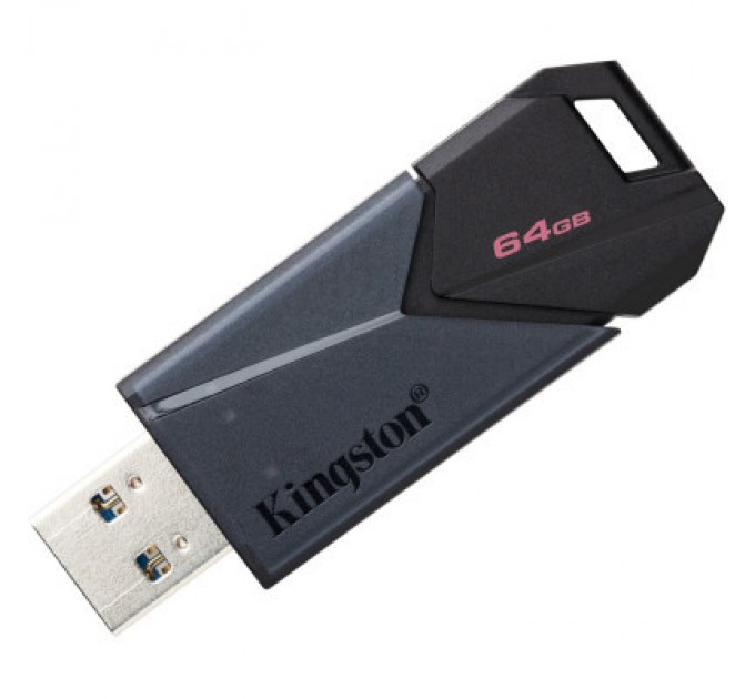Kingston USB флеш накопичувач Kingston 64GB DataTraveler Exodia Onyx USB 3.2 Gen 1 Black (DTXON/64GB)