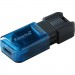 Kingston USB флеш накопичувач Kingston 64GB DataTraveler 80 M USB-C 3.2 Blue/Black (DT80M/64GB)