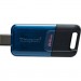 Kingston USB флеш накопичувач Kingston 64GB DataTraveler 80 M USB-C 3.2 Blue/Black (DT80M/64GB)