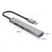 Orico Концентратор Orico Type-C to USB3.0, 2xUSB2.0, TF (AH-12F-GY-BP) (CA913541)