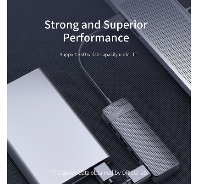 Orico Концентратор Orico USB 2.0 4 ports (FL02-WH-BP) (CA913527)