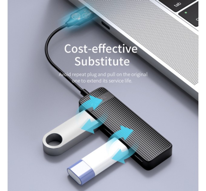 Orico Концентратор Orico USB 2.0 4 ports (FL02-WH-BP) (CA913527)