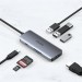 Choetech Концентратор Choetech USB-C 7-in-1 (HDMI/PD/CR/USB-A/USB-C) alum (HUB-M19-GY)
