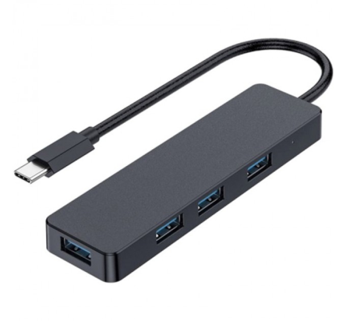 Gembird Концентратор Gembird USB-C UHB-U3P4-01 4 ports USB 3.1 (UHB-CM-U3P4-01)