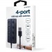 Gembird Концентратор Gembird 4 ports (1xUSB3.1+3xUSB2.0) switch black (UHB-U3P1U2P3P-01)