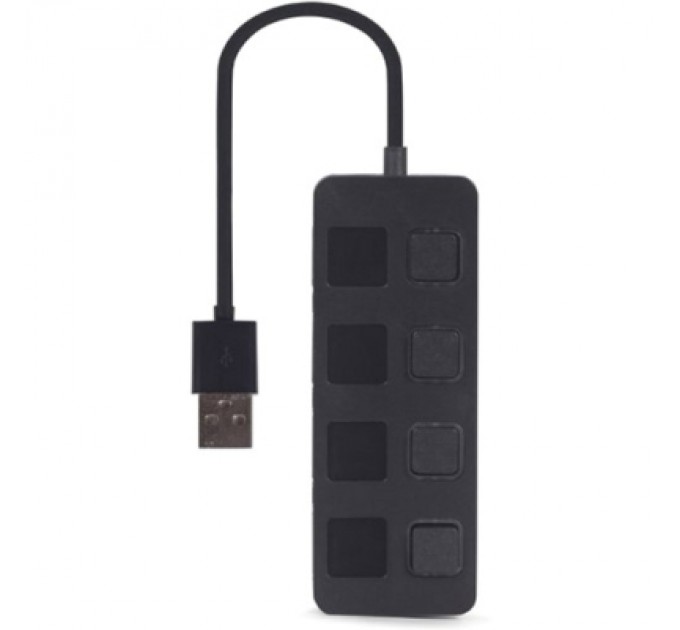 Gembird Концентратор Gembird USB 2.0 4 ports switch black (UHB-U2P4-05)