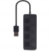 Gembird Концентратор Gembird USB 2.0 4 ports switch black (UHB-U2P4-05)