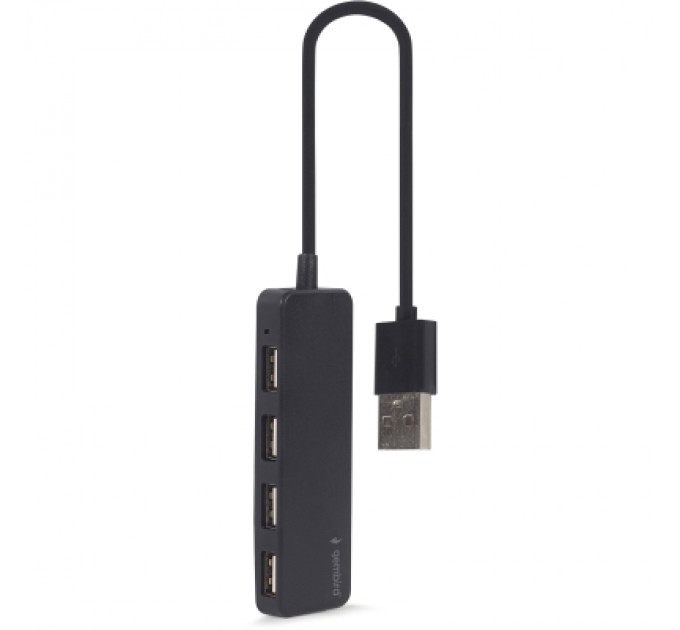 Gembird Концентратор Gembird USB 2.0 4 ports black (UHB-U2P4-06)