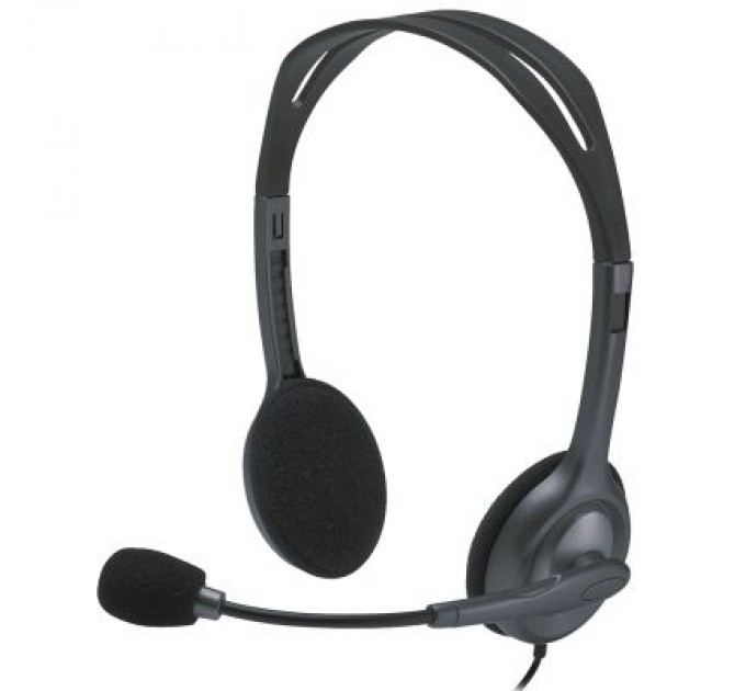 Logitech Навушники Logitech H111 Stereo Headset with 1*4pin jack (981-000593)