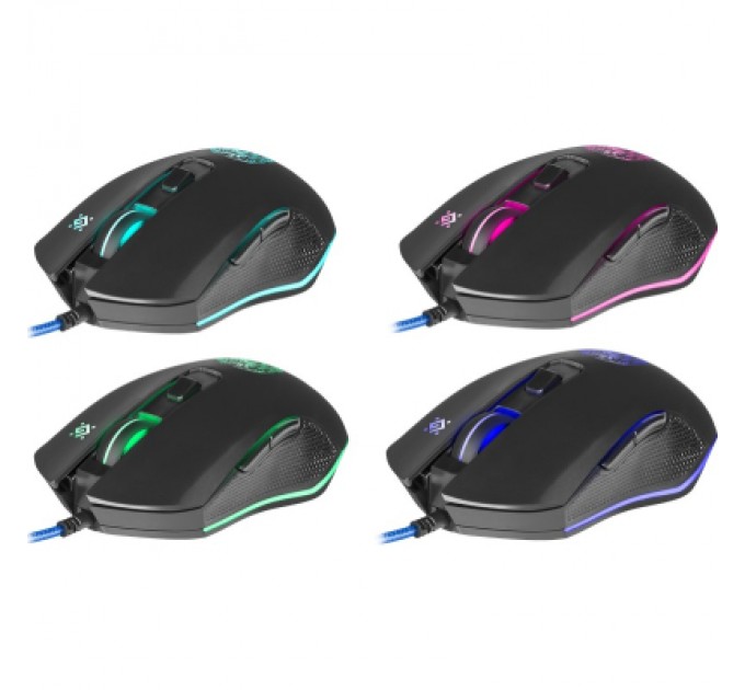 Defender Мишка Defender Sleipnir GM-927 USB Black+ Килимок (52927)