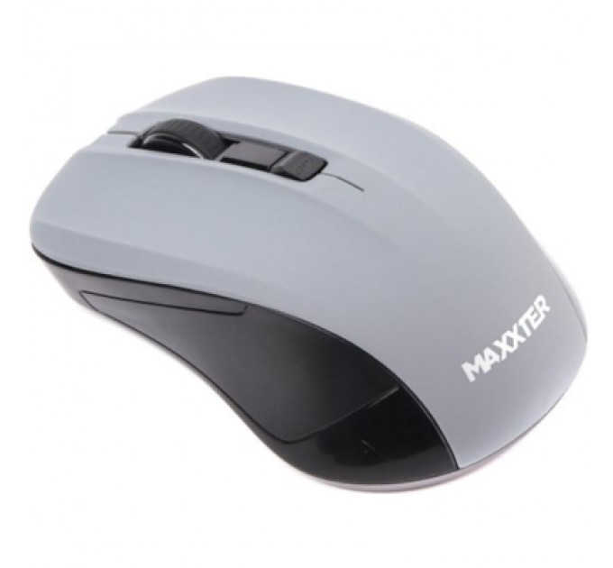 Maxxter Мишка Maxxter Mr-337-Gr Wireless Gray (Mr-337-Gr)
