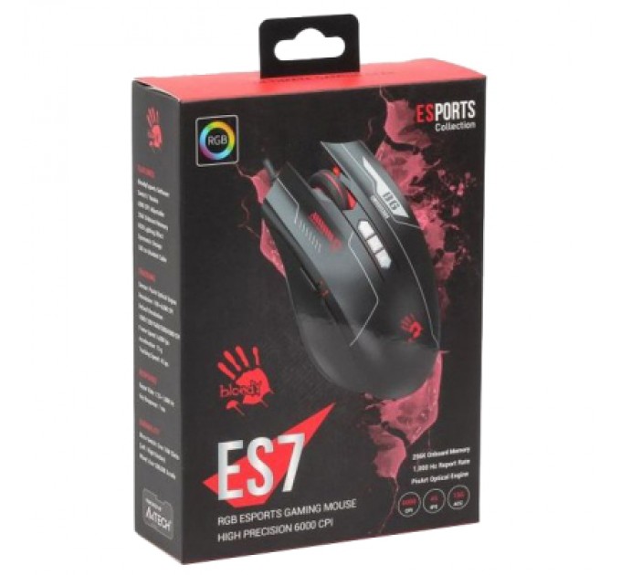 A4Tech Мишка A4Tech Bloody ES7 Esports Black