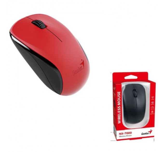 Genius Мишка Genius NX-7000 Wireless Red (31030027403)