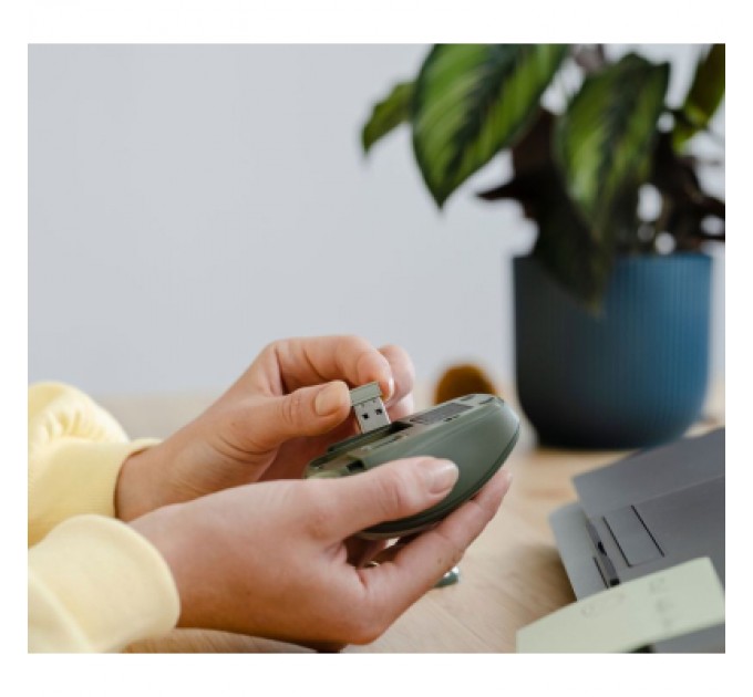 Trust Мишка Trust YVI+ Silent Eco Wireless Green (24552)