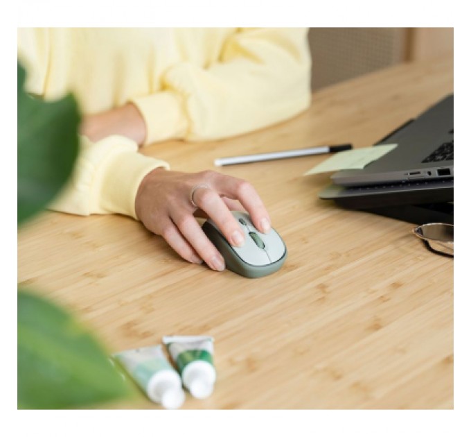 Trust Мишка Trust YVI+ Silent Eco Wireless Green (24552)