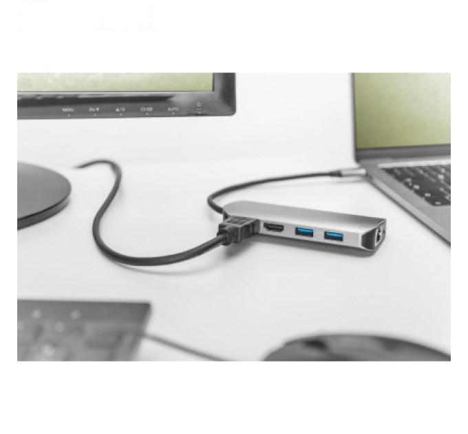 Digitus Концентратор Digitus USB-C 8 Port (DA-70884)