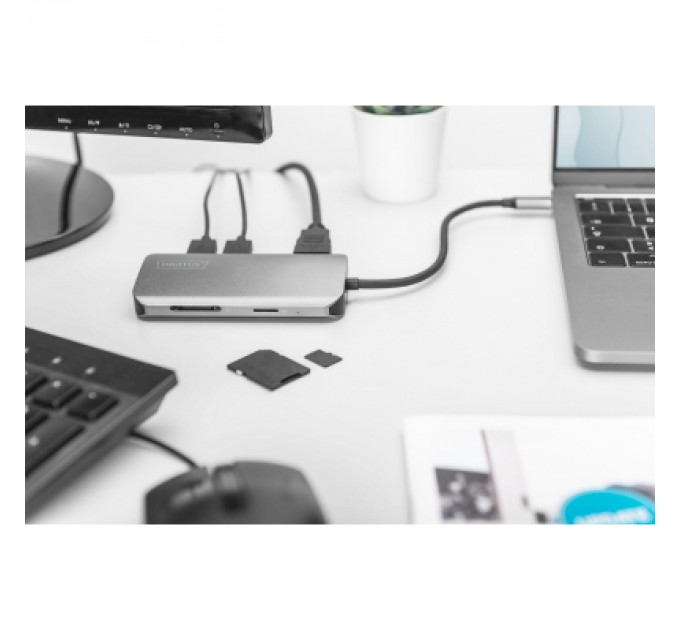 Digitus Концентратор Digitus USB-C 8 Port (DA-70884)