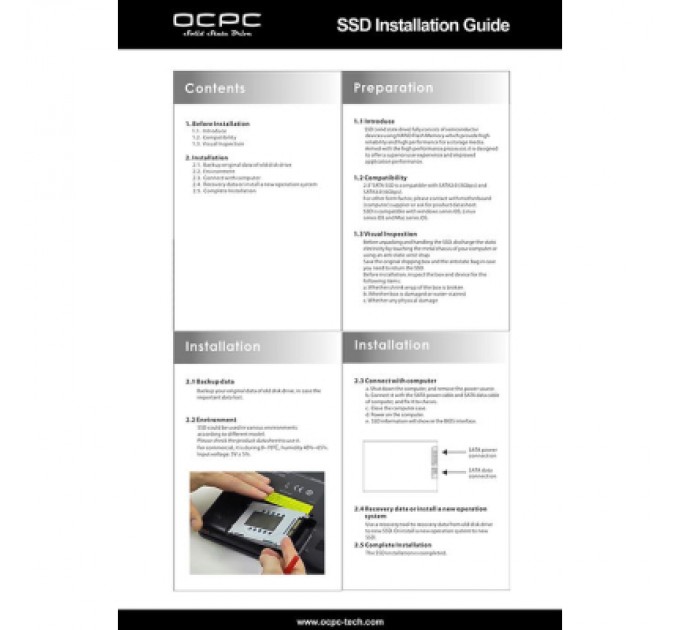 OCPC Накопичувач SSD 2.5" 512GB OCPC (SSD25S3T512GLT)