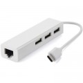 Value Концентратор Value Type-C Hub 3-port USB2.0 + RJ45 Fast Ethernet White (S0742)