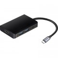 Chieftec Концентратор Chieftec USB3.1 Type-C to HDMI/USB 3.0x2/USB-C/PD 60W 5-in-1 DSC-501 (DSC-501)