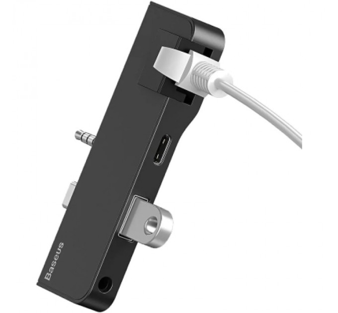 Baseus Концентратор Baseus USB3.1 Type-C+3.5mm toUSB 3.0/RJ45/Type-C/3.5mm forSurfaceGo (CAHUB-FG01)