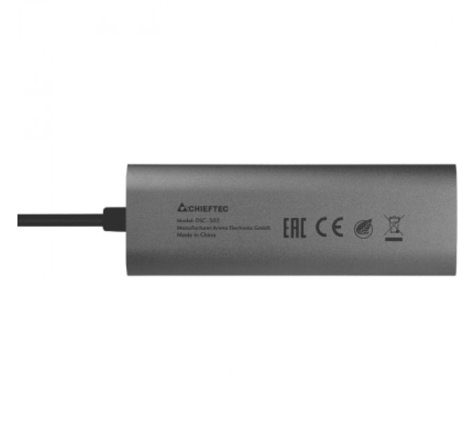 Chieftec Концентратор Chieftec USB3.2 Type-C to HDMI/USB 3.2x2/USB-C/PD 80W 5-in-1 DSC-502 (DSC-502)