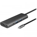 Chieftec Концентратор Chieftec USB3.2 Type-C to HDMI/USB 3.2x2/USB-C/PD 80W 5-in-1 DSC-502 (DSC-502)