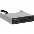 Chieftec Зчитувач флеш-карт Chieftec 3.5" 2xUSB3.2/2xType-C/1xPD3.0/1xQC3.0 USB (CRD-908H)
