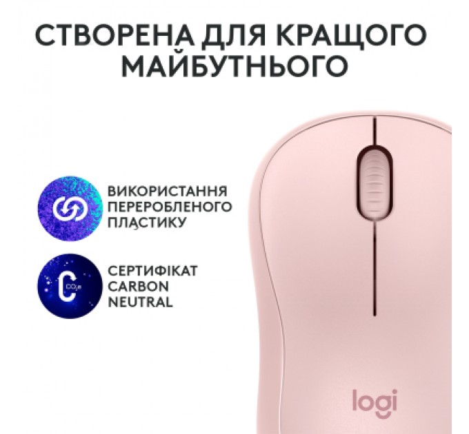 Logitech Мишка Logitech M240 Silent Bluetooth Rose (910-007121)